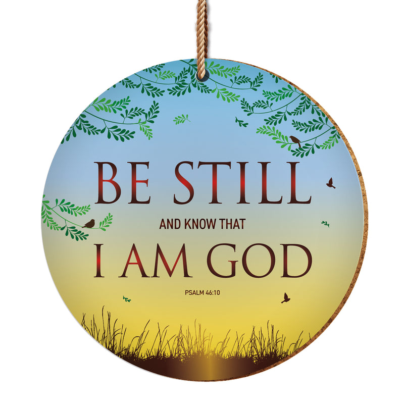 Be still ceramic hanging decoration