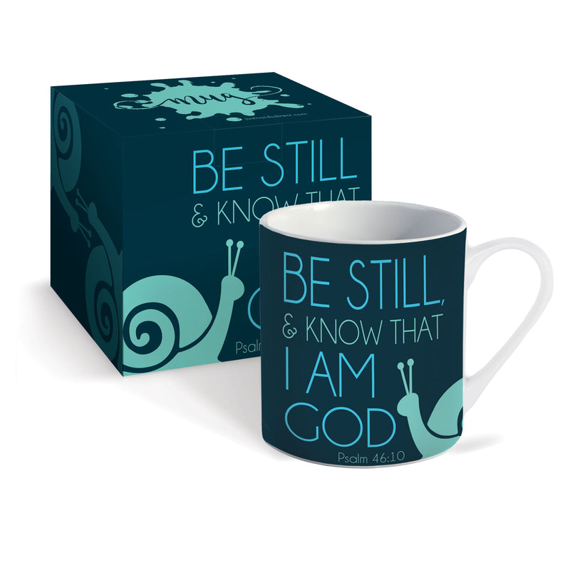 Be Still (snail) Mug & Gift box