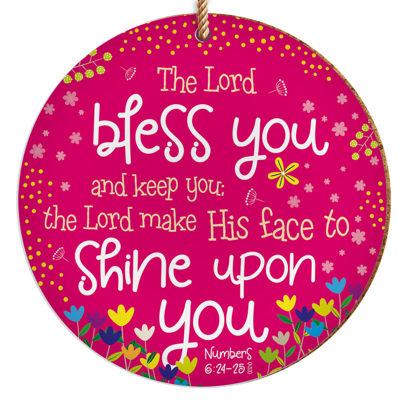 Bless you (pink) hanging decor