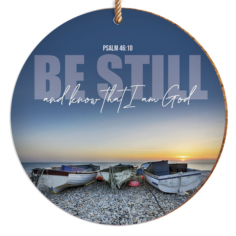 Be Still ceramic hanging decoration