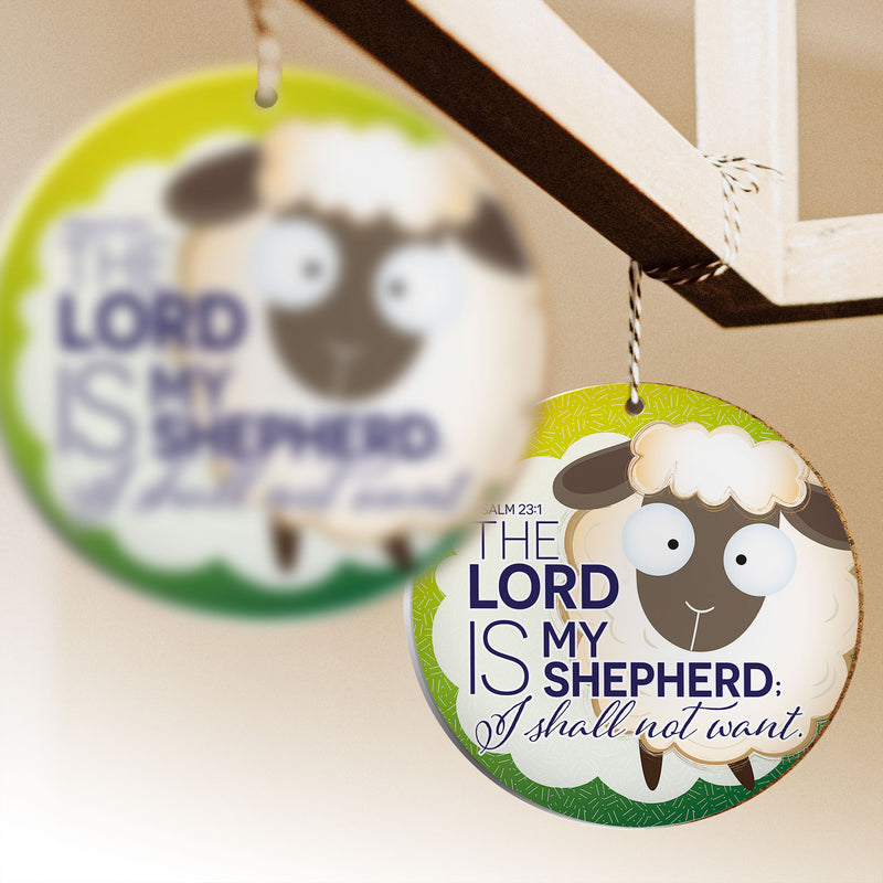 The Lord is my Shepherd  hanging decorat