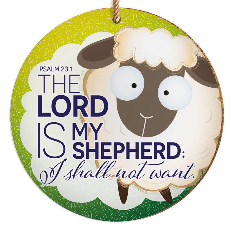 The Lord is my Shepherd  hanging decorat