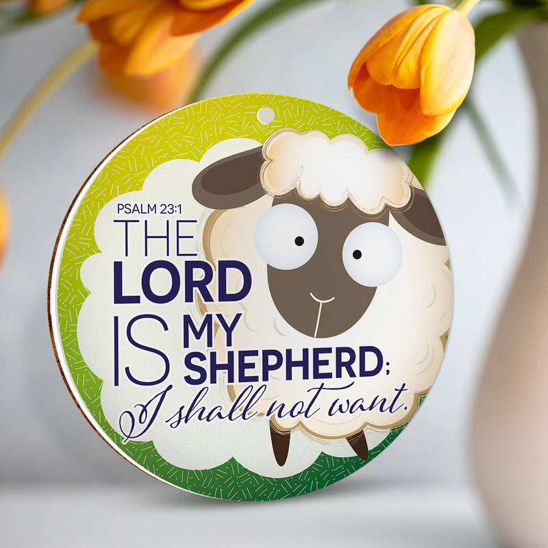 The Lord is my Shepherd  hanging decorat