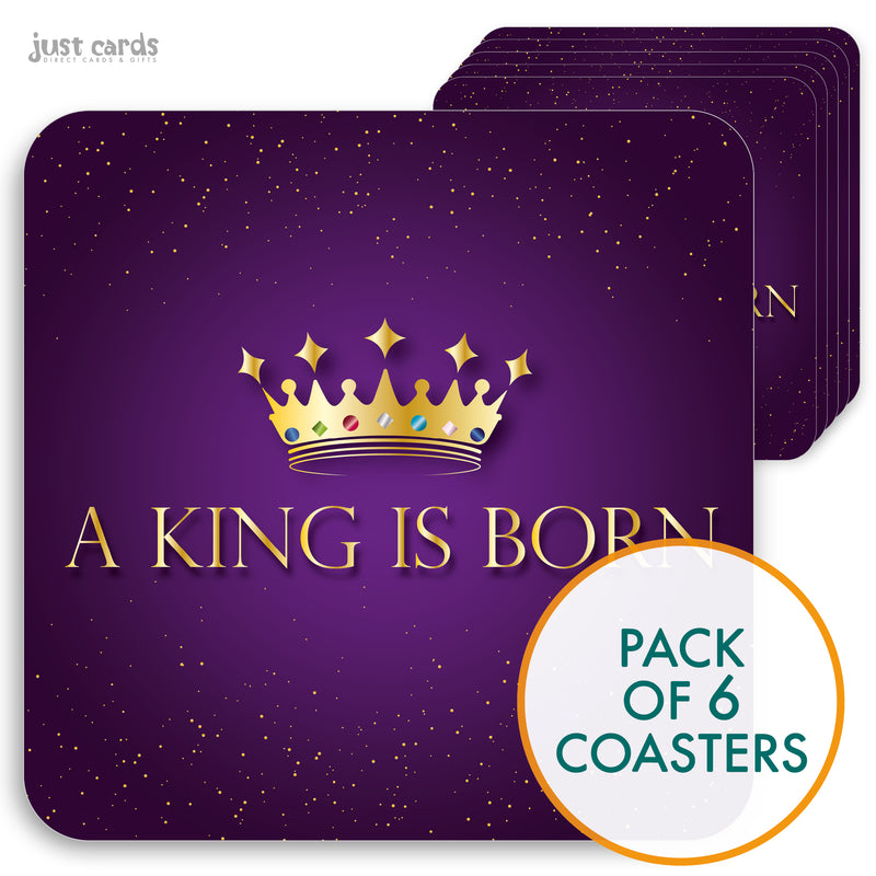 A King is born coaster