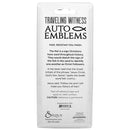 Dubbele vis met kruis - Zilverkleurig