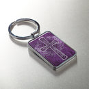 Purple Cross - Keyring