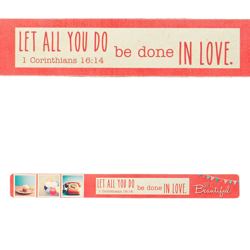 Let all you do be done in love