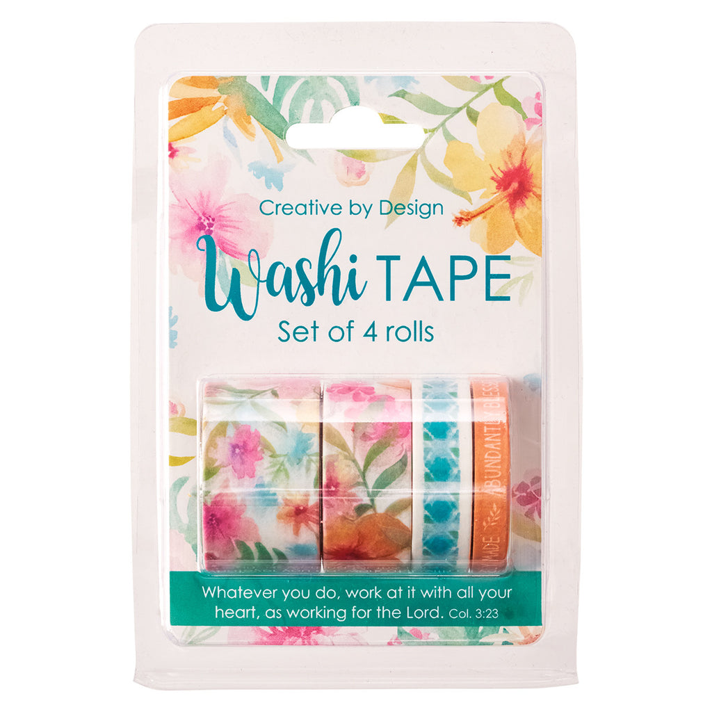 Bible journaling Washi tape - Set of 4 rolls 6006937137837