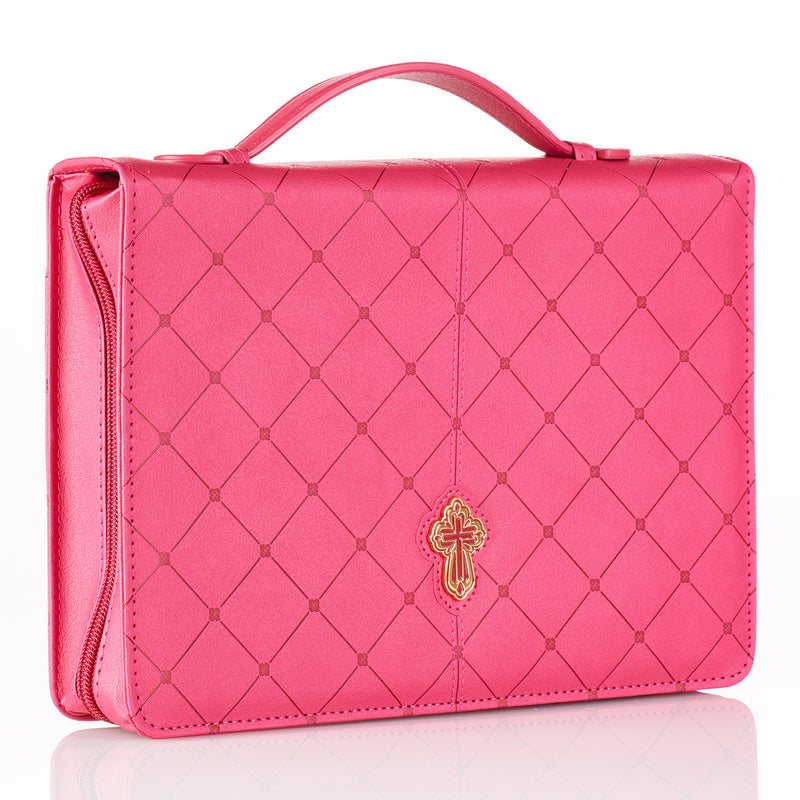 Cross - Pink - Medium - LuxLeather