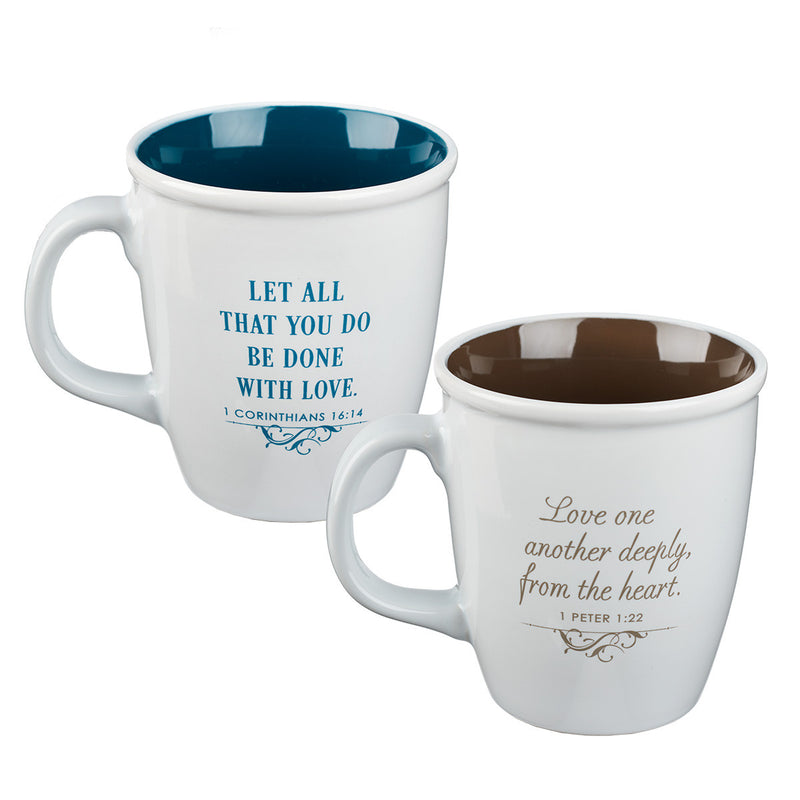 Mr & Mrs - Set of 2 mugs