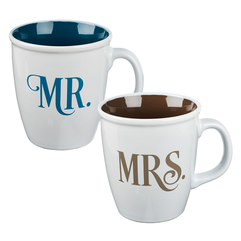 Mr & Mrs - Set of 2 mugs