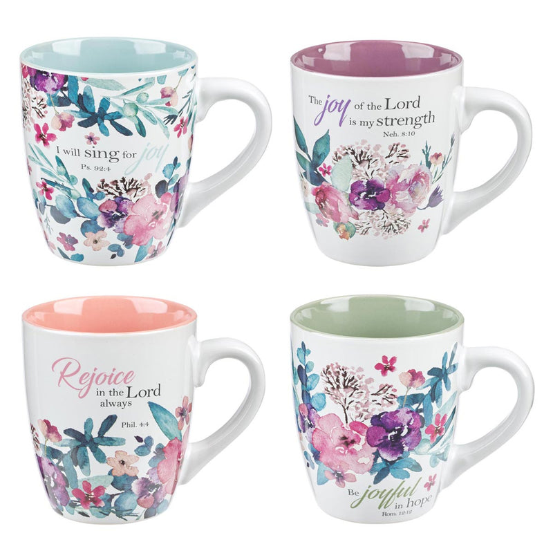 Rejoice collection - Set of 4 mugs