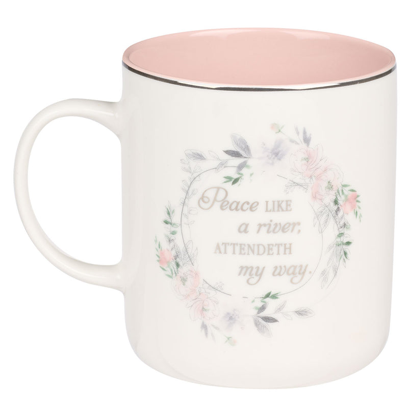 It Is Well Pink Ceramic Mug