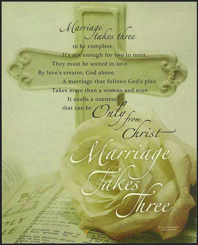 Marriage takes three