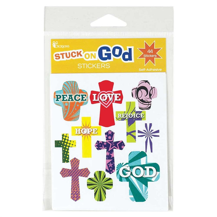 Cross - 4 sheets with 9 stickers