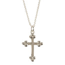Budded cross - pendant 10 x 22 mm