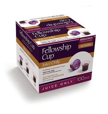 Fellowship cups (100) prefilled: Juice 