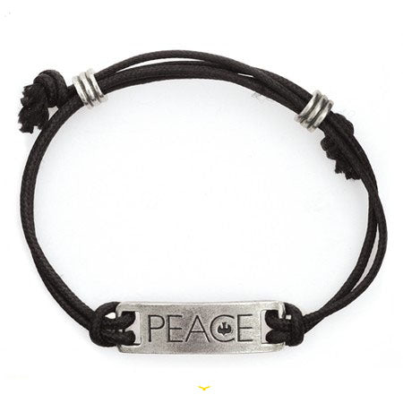 PEACE - Leadfree pewter tag