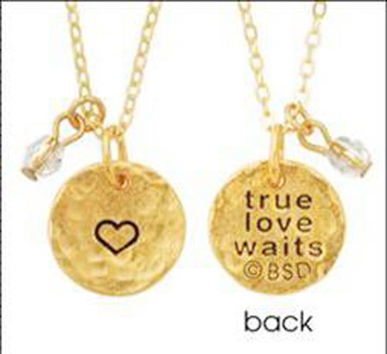 True love waits - Pendant and bead