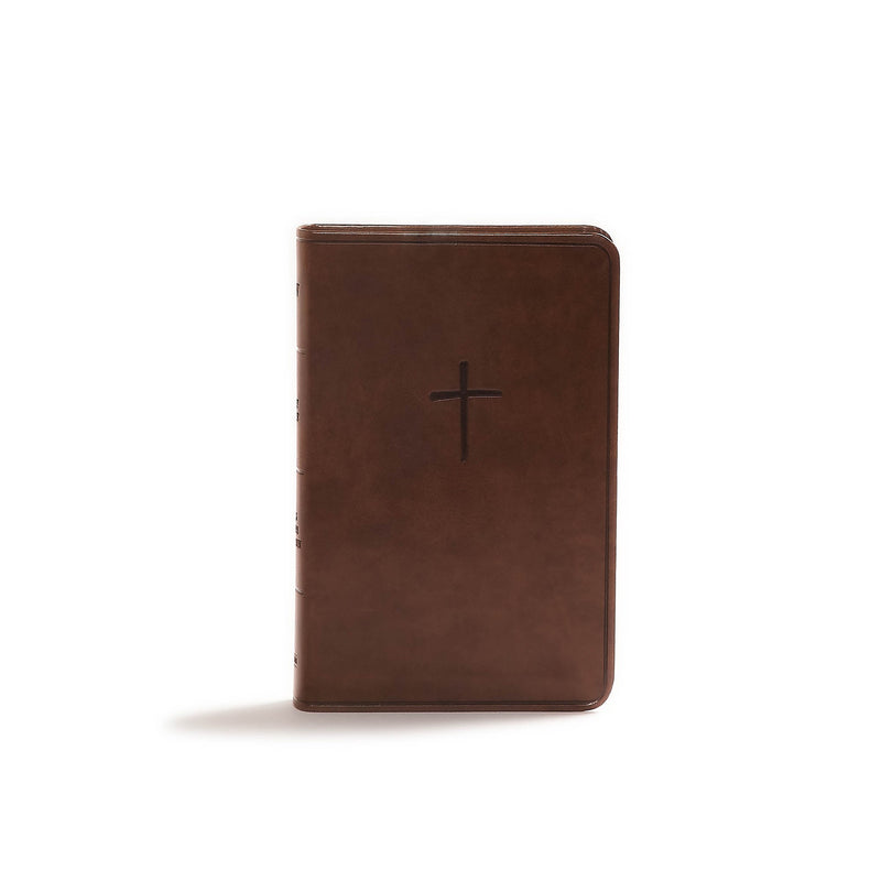 CSB Compact Bible (Value Edition)-Brown LeatherTouch