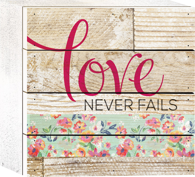 Love never fails