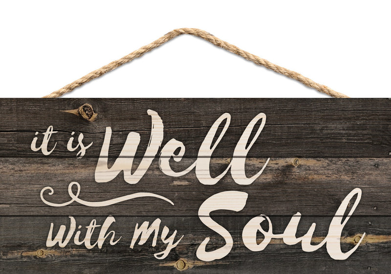 It is well with my soul