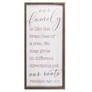 Our family is ike the branches of a tree