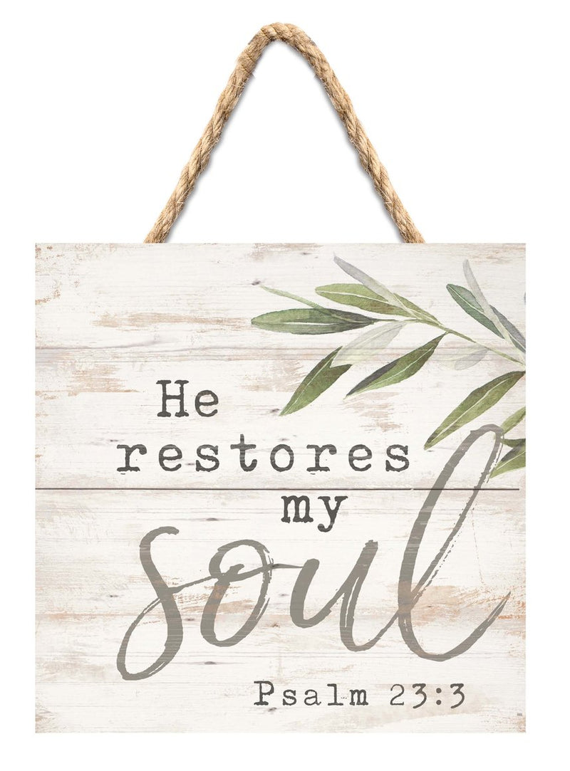 He restores my soul