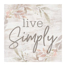 Live simply