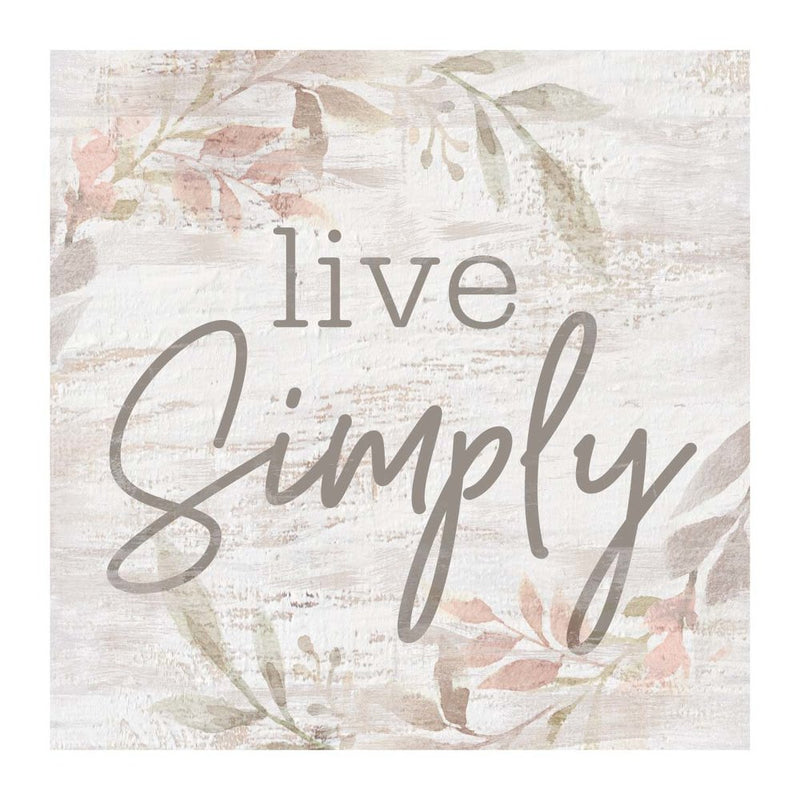 Live simply