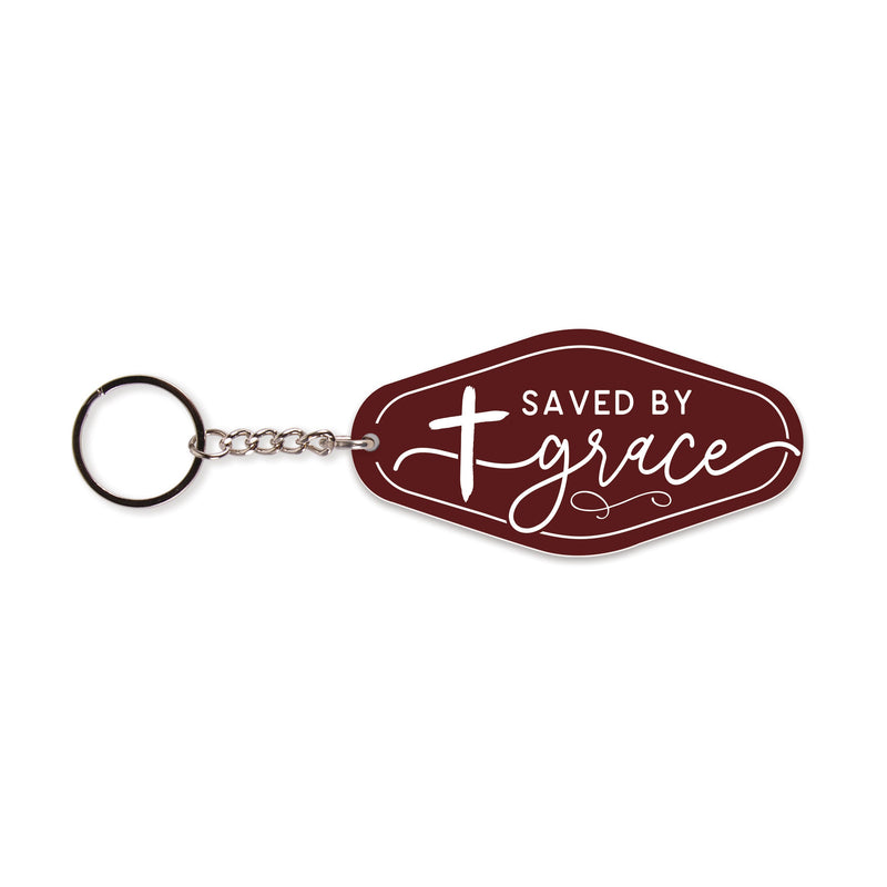 Saved by Grace Vintage Engraved