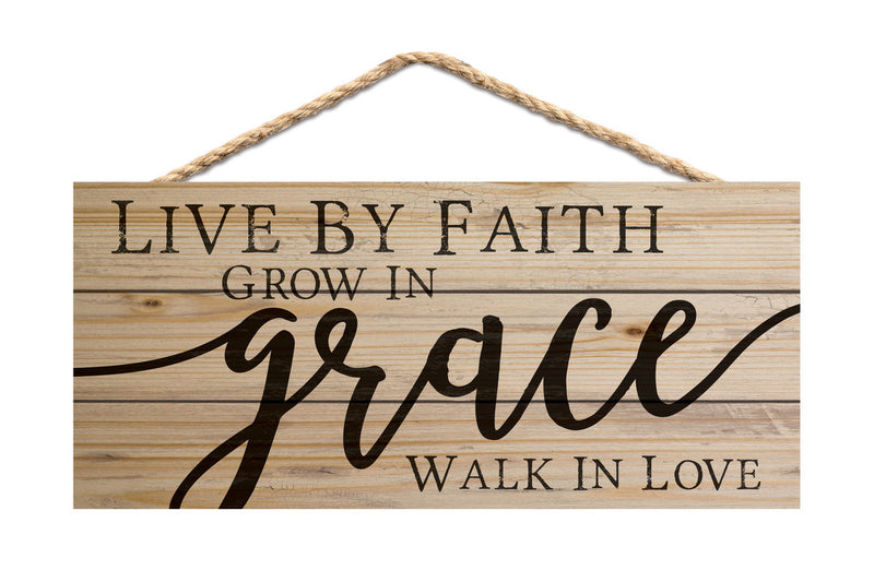 Live by faith grow in grace