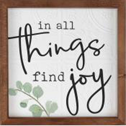 In all things find joy
