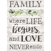 Family: where life begins and love never