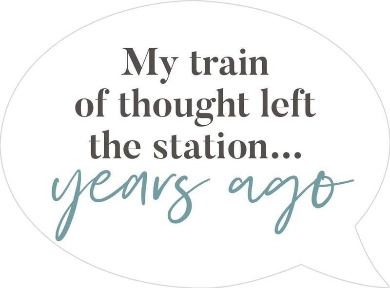 My train of thought - Speech Bubble