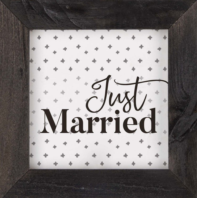 Just married - Framed