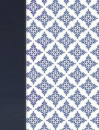 Span-NIV Notetaking Bible (Biblia De Apuntes)-White/Blue LeatherTouch