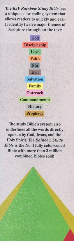 KJV Regenboog Studiebijbel - Hardcover