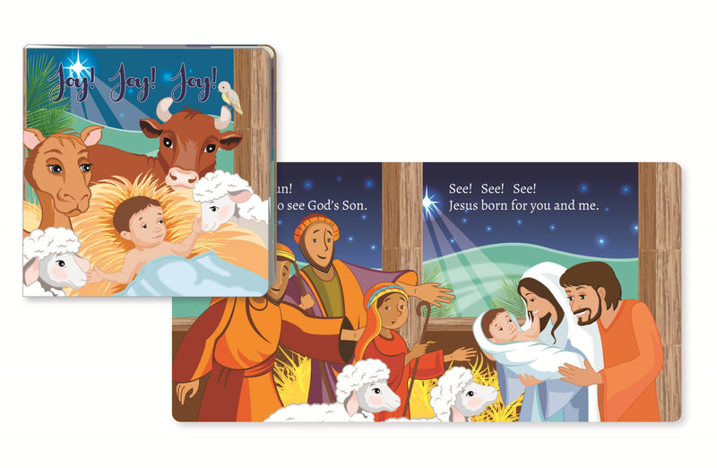 Joy Joy Joy-Board Book (Luke 2:10 NLT)