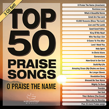 Top 50 Praise Songs O praise (3-CD)