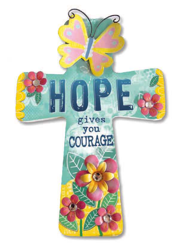 Hope - with metal and jewel accents
