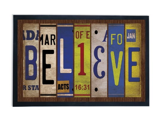 Believe - Licence plate