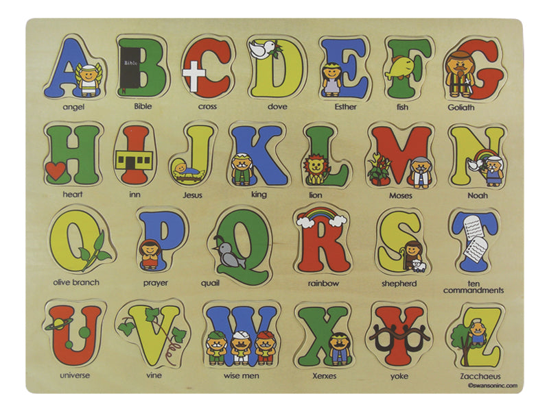 Bible alphabet 26 pieces