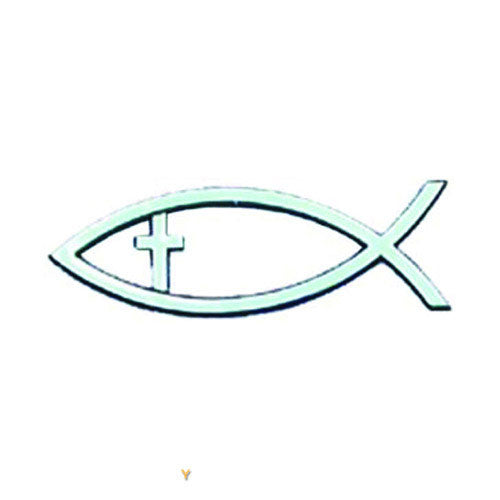 Fish with cross