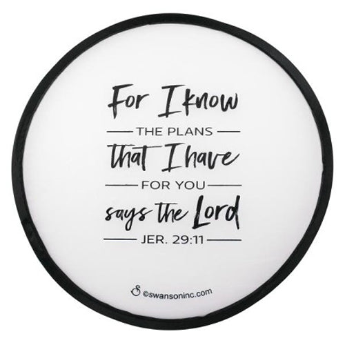 For I know the plans - Frisbee/Hand fan
