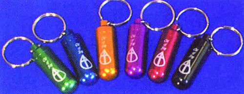 Keyring with vial - Assorted Colors