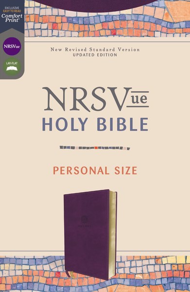 NRSV Updated Edition Holy Bible/Personal Size (Comfort Print)-Purple Leathersoft