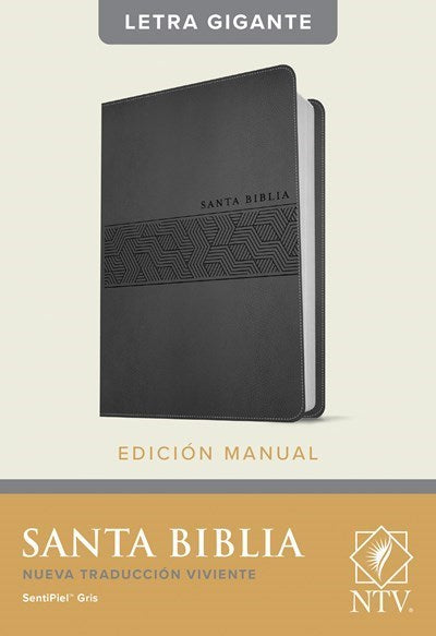 Span-NTV Handy Size Bible/Large Print (Santa Biblia  Edicion Manual  Letra Gigante)-Gray LeatherLike 
