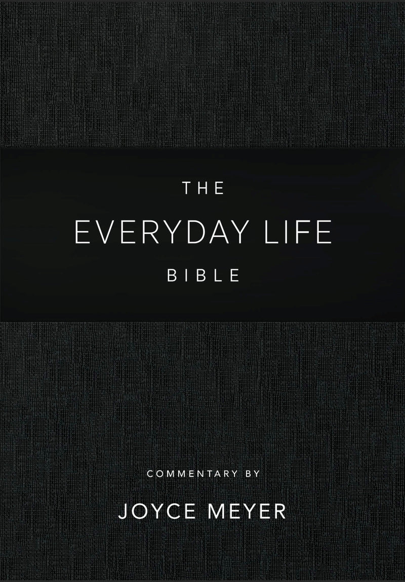 Amplified The Everyday Life Bible-Black LeatherLuxe (Jan 2023)