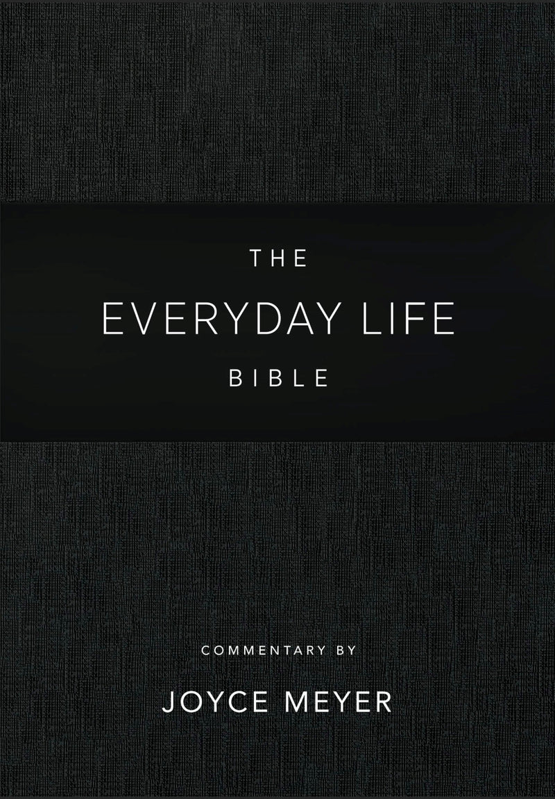 Amplified The Everyday Life Bible-Black LeatherLuxe (Jan 2023)